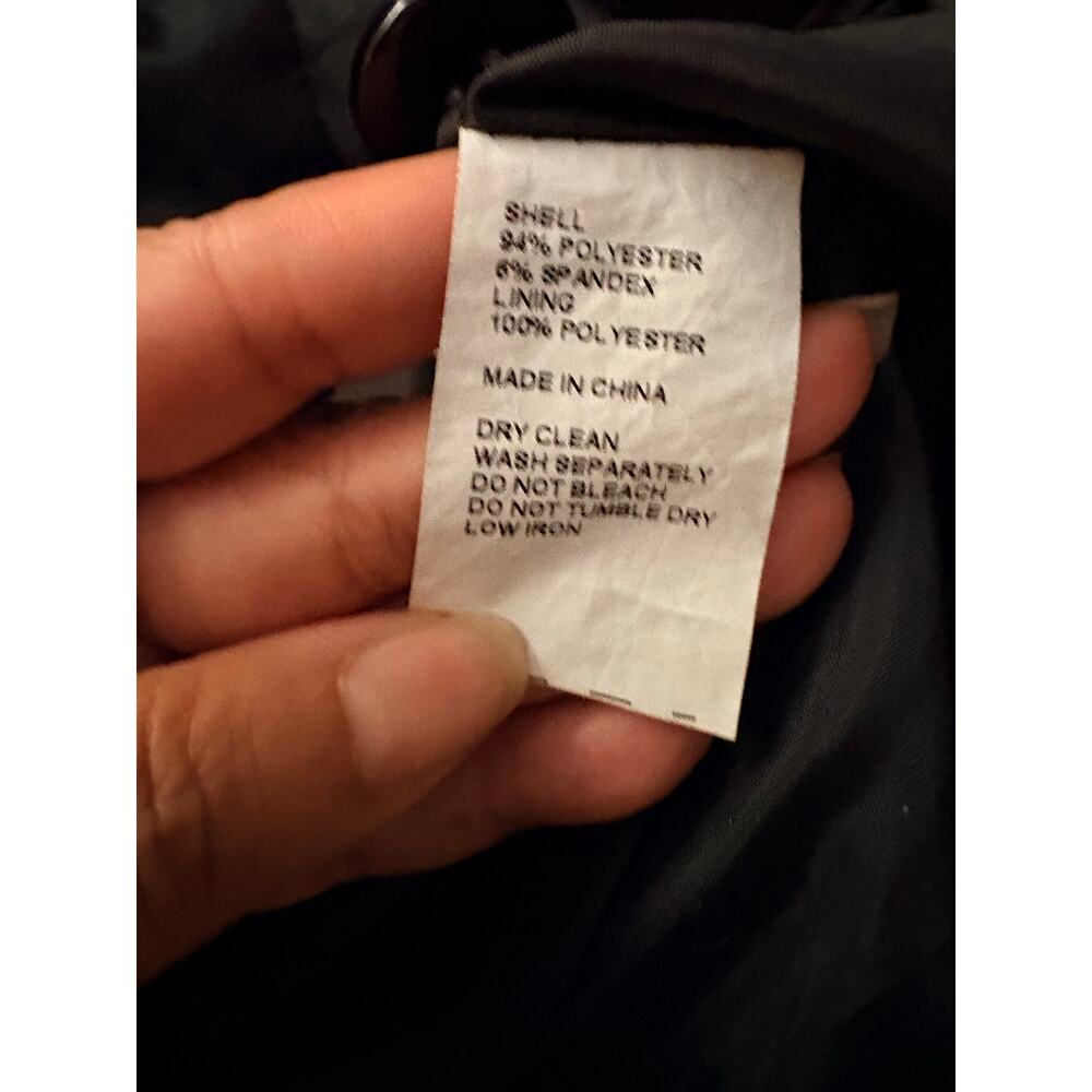 Chic Star Black Velvet Lace Trim Corset Back Whimsy Gothic Blazer Jacket M - Picture 4 of 10